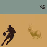 LOW_30_canvas_9bbea9_Grayed_jade-buried-UPP_70_canvas_c39449_Narcissus-straws-sepia080-basketBallPlayer-sepia080-birdOnBranch-sepia050-rawDrawingVerticalHorns.avif