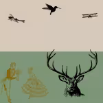 LOW_50_canvas_d0c5b1_Fog-straws-UP_50_canvas_7e9b76_Aspen_green-worn-dots-sepia050-elegantHistoricalCourtingCouple-hoveringBird-Biplano_Sopwith-Monoplano_Antoinette-stagDrawing.avif