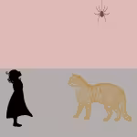 LOW_50_canvas_dcb1af_Silver_pink-tiny-grid-UP_50_canvas_b3ada7_Dove-whitey-girlWithCurlyHair-spider-colourised_80PC_rainDrum-catDrawing-colourised_180PC_mustardGoldDarkened.avif